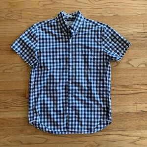 Men’s J Crew short sleeve gingham size M